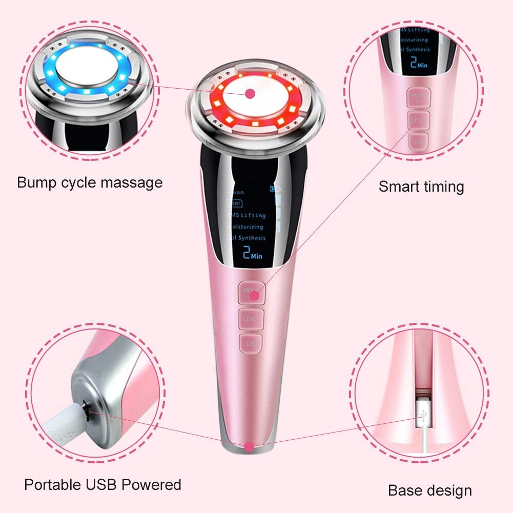 LED Face Rejuvenation Anti-ageing Massager