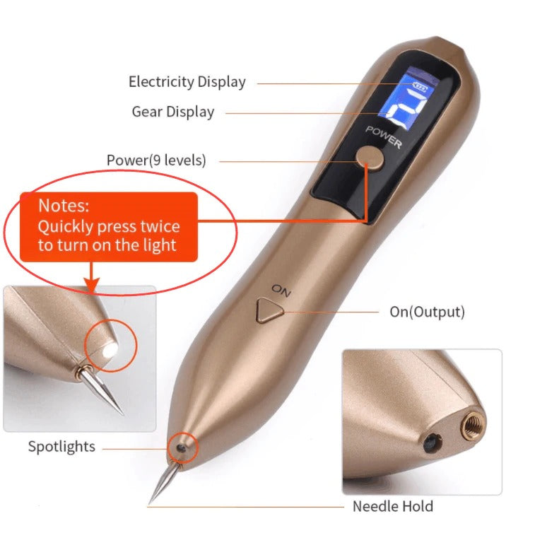 Professional Plasma Pen - Skin Tag & Freckle Remover