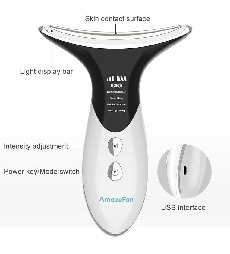 Neck & Face Lifting LED Massager – Skintech Mecca